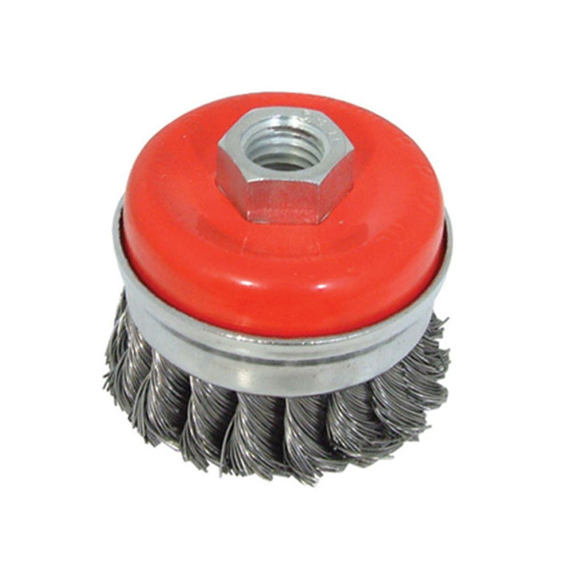 Silverline Steel Twist-Knot Cup 65mm Silverline - Dynamic Drive