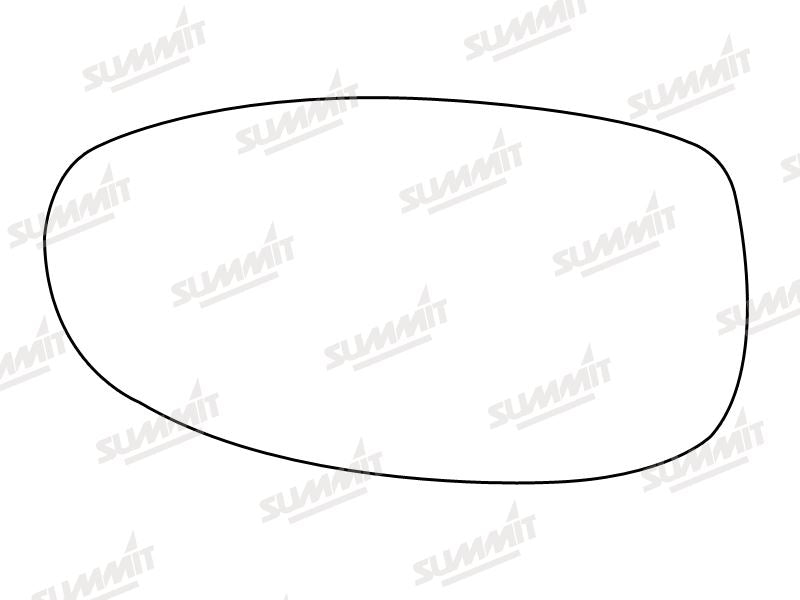 Summit Stick-On Standard Mirror Glass fits Chrysler Neon RHS Summit - Dynamic Drive