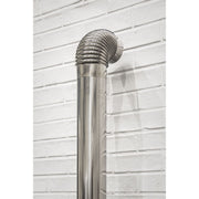 Sealey Stainless Steel Exhaust/Flue 90° Bend for IR13/IR16 Ø100mm Sealey  - Dynamic Drive