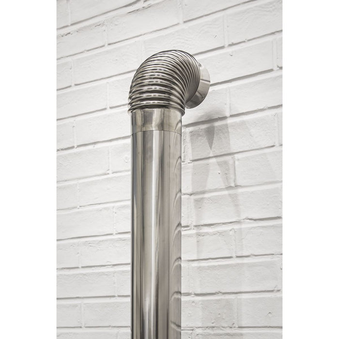 Sealey Stainless Steel Exhaust/Flue 90° Bend for IR13/IR16 Ø100mm Sealey  - Dynamic Drive