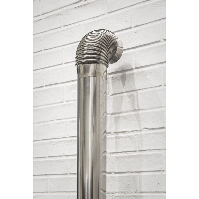 Sealey Stainless Steel Exhaust/Flue 90 Bend for IR13/IR16100mm IREX3 Sealey - Dynamic Drive