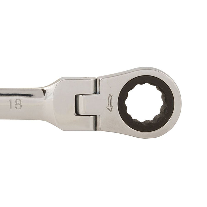 Silverline Flexible Head Ratchet Spanner 18mm Silverline - Dynamic Drive