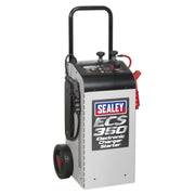 Sealey Electronic Charger Starter 60/350A 12/24V ECS350 Sealey - Dynamic Drive