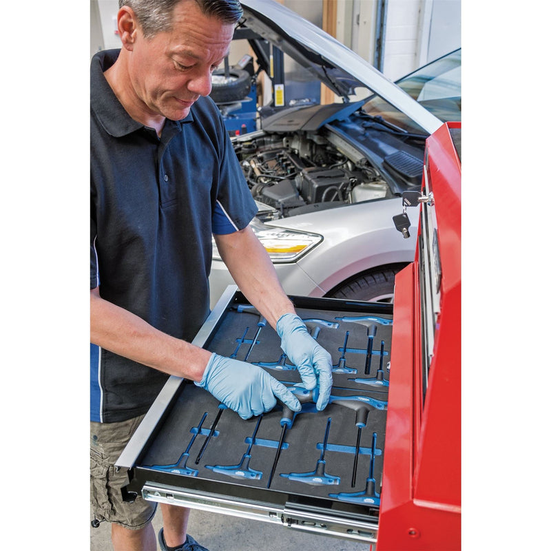 Draper TX-STAR T' Handle Key Set in 3/4 Drawer EVA Insert Tray (7 Piece) Draper - Dynamic Drive