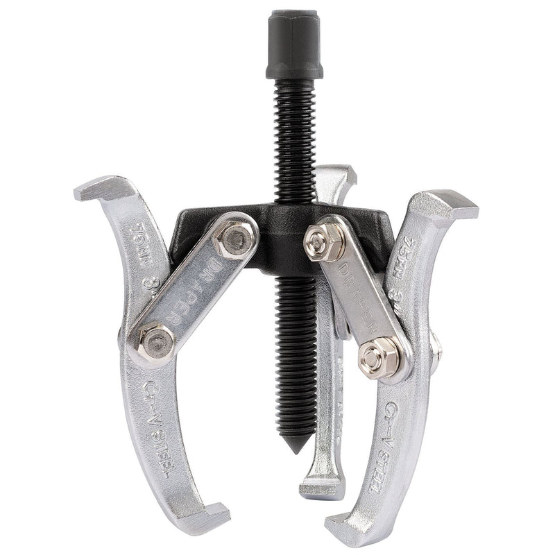 Draper Triple Leg Reversible Puller, 65mm Reach x 75mm Spread 13908 Draper - Dynamic Drive