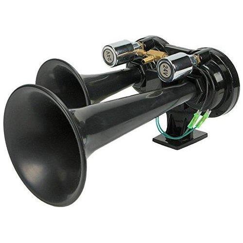 TGV Air Horn Truck 24V Lorry Tractor Train Van All Ride Twin Black All Ride  - Dynamic Drive