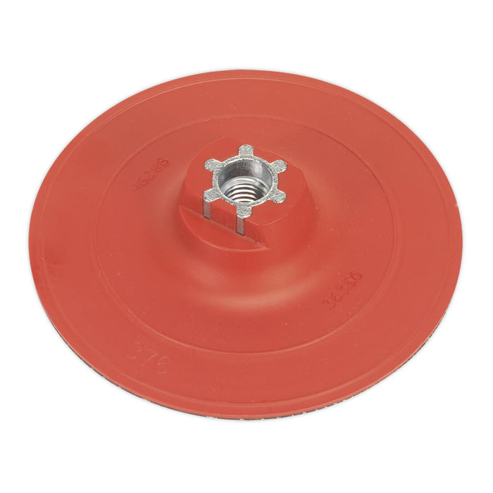 Sealey Hook-and-Loop Backing Pad120mm M14 x 2mm PTCBPV3 Sealey - Dynamic Drive