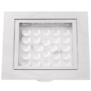 AAA LED Square Downlight Chrome Warm White AAA - Dynamic Drive