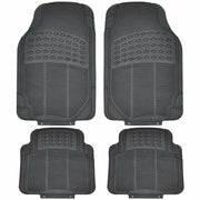 SS3601 UKB4C 4 Piece Heavy Duty Rubber All Terran Tray Style Car Van Mat Set Streetwize  - Dynamic Drive