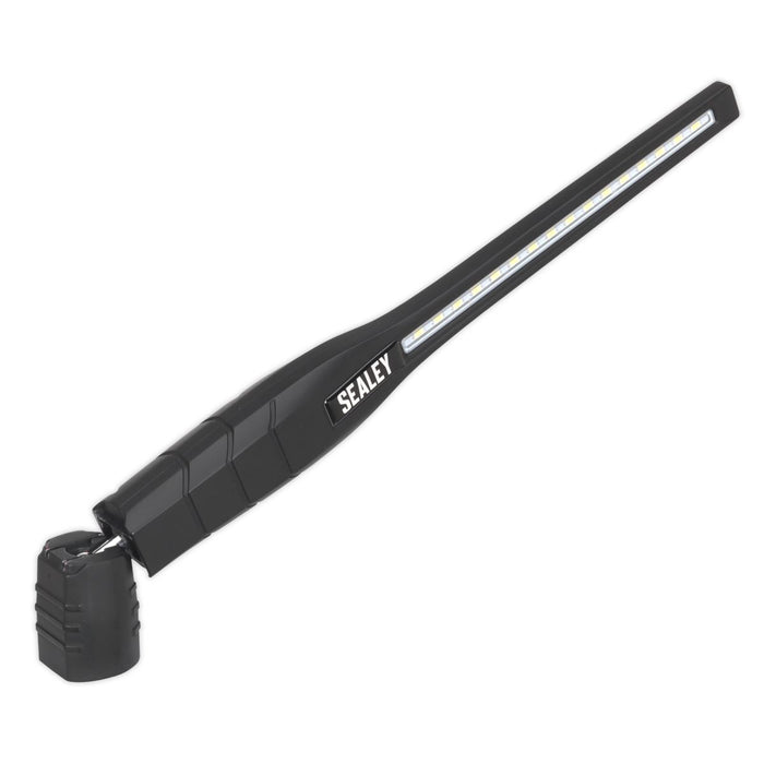 Sealey LED3604 Rechargeable 360° Slim Inspection Lamp 16 SMD LED + 1W LED Black Sealey  - Dynamic Drive