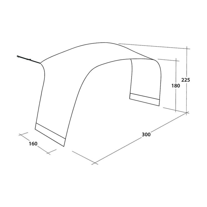 Outwell Lounge Tent Lounge Connector Medium Outwell - Dynamic Drive