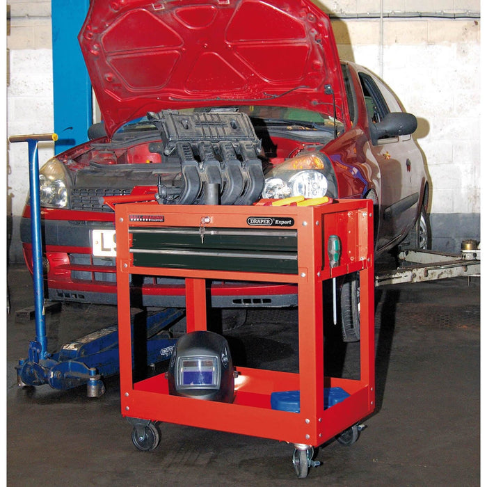 Draper Expert 2 Level Tool Trolley with Two Drawers 07635 Draper - Dynamic Drive