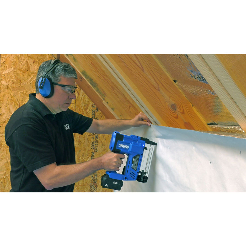 Draper D20 20V Nailer/Stapler, 1 x 2.0Ah Battery, 1 x Charger 00646 Draper - Dynamic Drive