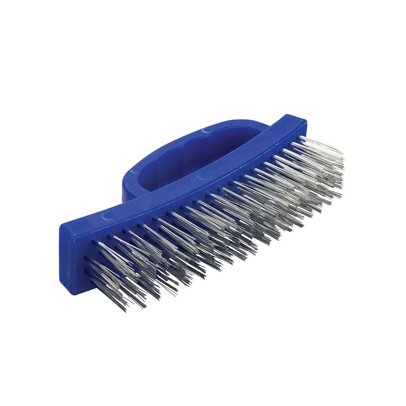 Silverline D-Handle Wire Brush 4 Row Silverline - Dynamic Drive