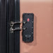 Dellonda 3-Piece Lightweight ABS Luggage Set with TSA Lock  Rose Gold Dellonda  - Dynamic Drive