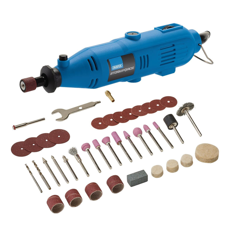 Draper Storm Force 230V Rotary Multi-Tool Kit, 135W (40 Piece) 98521 Draper - Dynamic Drive