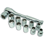 Laser Locking Wheel Nut Socket 17mm 1/2"D 0411 Laser - Dynamic Drive