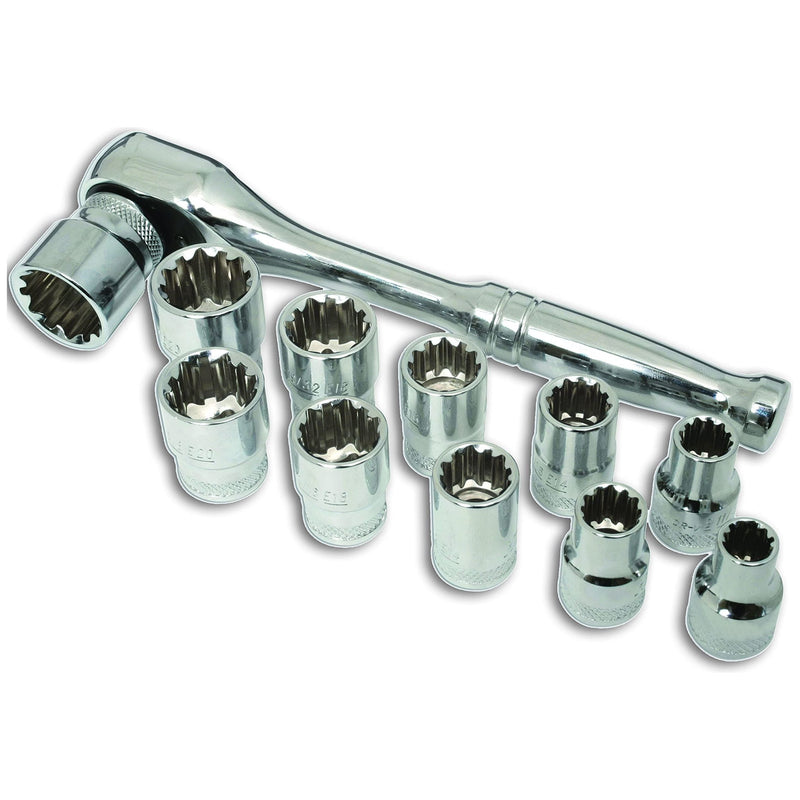 Laser Locking Wheel Nut Socket 17mm 1/2"D 0411 Laser - Dynamic Drive