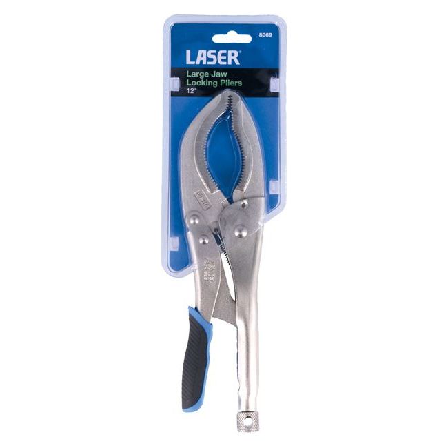 Laser Large Jaw Locking Pliers 12" 8069 Laser - Dynamic Drive