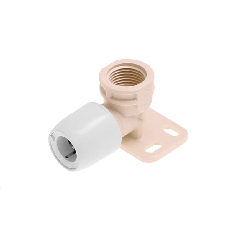 Hep2O Wall Plate Elbow - 15mm Size for Caravan / Motorhomes Hep2O - Dynamic Drive
