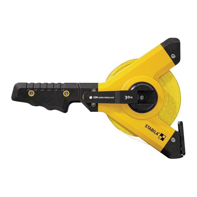 Stabila LBM 1000 Open Fibreglass Tape 30m (Width 13mm) (Metric only) Stabila - Dynamic Drive