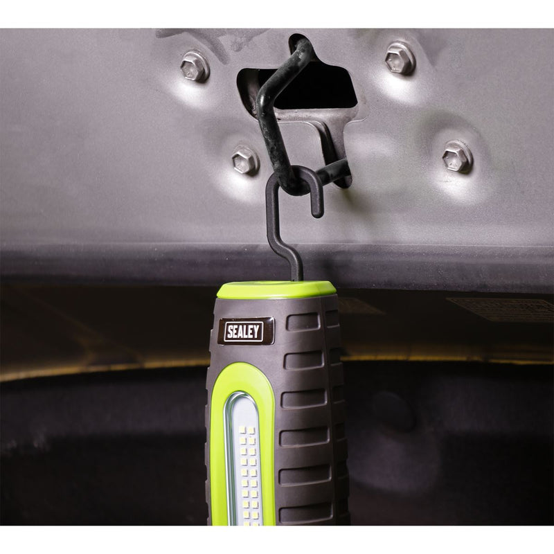 Sealey R/Charge 360 Insp Lamp 24 SMD LED + 3W LED Green 2 x Li-ion LED3606G Sealey  - Dynamic Drive