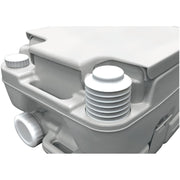 Leisurewize 10L Camping Lightweight Flushing Toilet - GREY Leisurewize  - Dynamic Drive