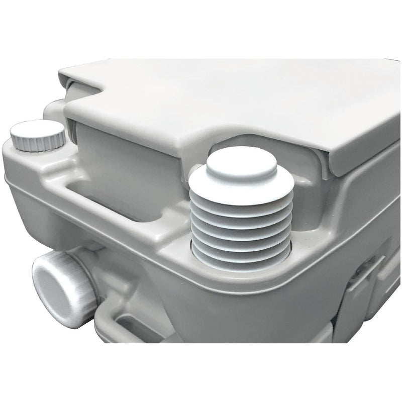 Leisurewize 10L Camping Lightweight Flushing Toilet - GREY Leisurewize  - Dynamic Drive