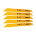 Dewalt Power Tools Bi-Metal Reciprocating Blade for Metal 203mm x 14 TPI (Pack 5) DeWALT Power Tools - Dynamic Drive