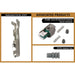 Connect for Mercedes-Benz & for BMW 4 Pin Sensor Kit 45pc 37438 Tool Connection - Dynamic Drive