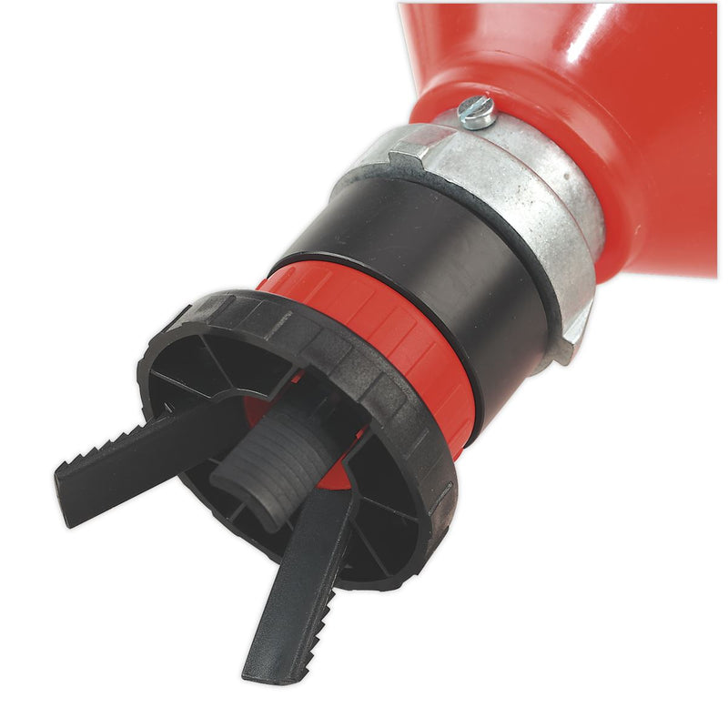Sealey Solvent Safety Funnel with Universal Drum Adaptor SOLV/SFU Sealey - Dynamic Drive