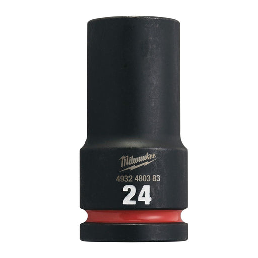 Milwaukee 24Mm 3/4 Impact Socket Deep-1Pc Ne 4932480383 Milwaukee - Dynamic Drive
