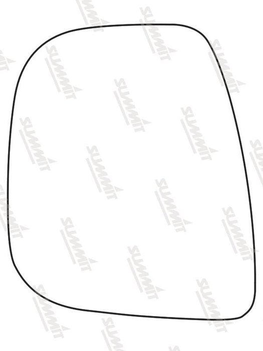 Summit Heated Base Plate With Commercial Mirror Glass fits Citroen Berlingo 13 on LHS Summit - Dynamic Drive