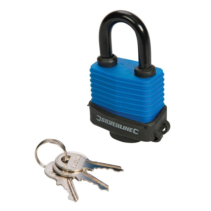 Silverline Weather-Resistant Padlock 48mm Silverline - Dynamic Drive