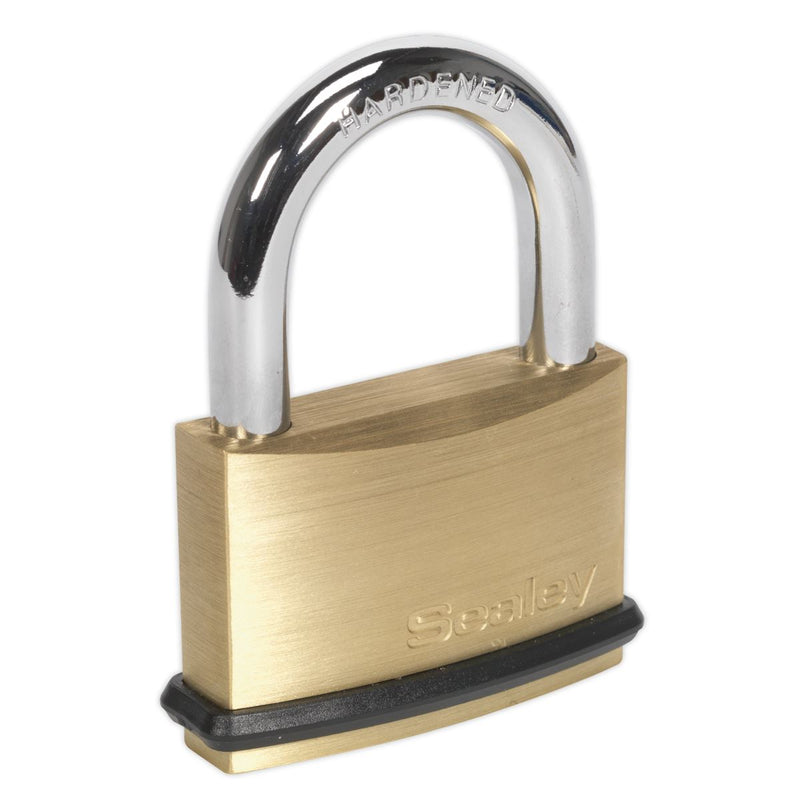 Sealey Brass Body Padlock 60mm PL203 Sealey - Dynamic Drive