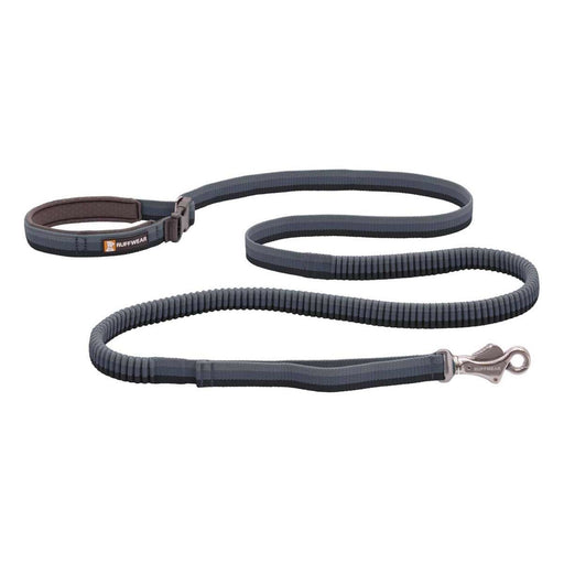 Ruffwear Roamer Bungee Dog Running Lead in Granite Grey (2.2 to 3.4m) Ruffwear - Dynamic Drive
