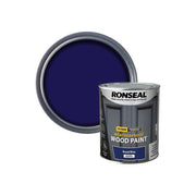 Ronseal 10 Year Weatherproof Wood Paint Royal Blue Gloss 750ml Ronseal - Dynamic Drive