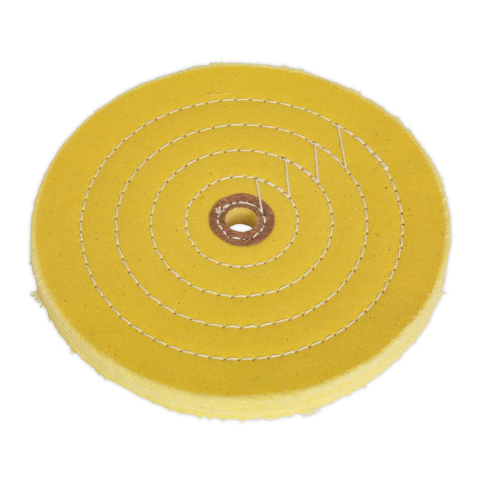 Sealey Buffing Wheel 200 x 16mm 16mm Bore Coarse BG200BWC Sealey  - Dynamic Drive