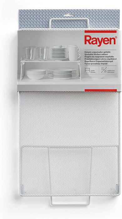 White Stackable Shelf 2092 Rayen - Dynamic Drive