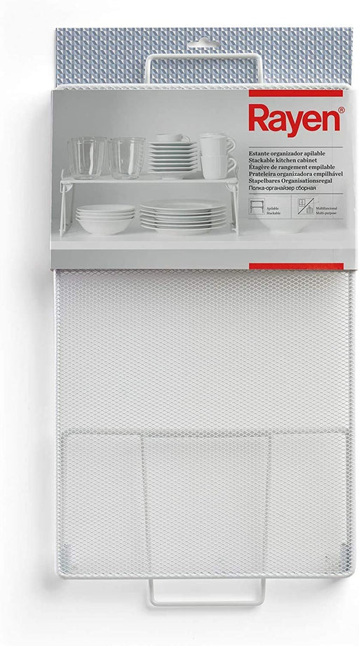 White Stackable Shelf 2092 Rayen - Dynamic Drive