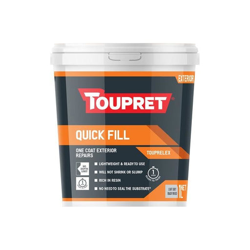 Toupret Quick Fill (Exterior) 1 litre Toupret - Dynamic Drive