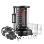 Baridi Vertical 360 Rotisserie Smokeless Grill 21L Capacity DH216 Baridi - Dynamic Drive
