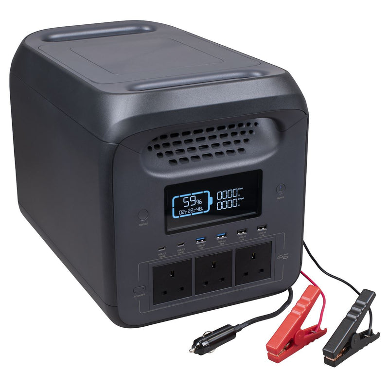 Dellonda Portable Power Station 1800W DL162 Dellonda - Dynamic Drive