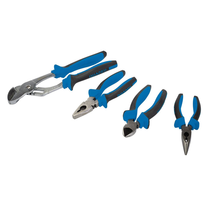 Draper Soft Grip Pliers Set (4 Piece) 81147 Draper  - Dynamic Drive