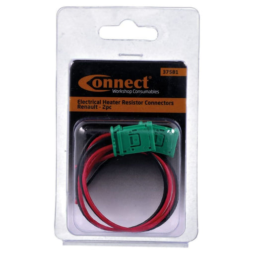 Connect for Renault Electrical Heater Resistor 2 PIN Connectors 2pc 37581 Connect - Dynamic Drive