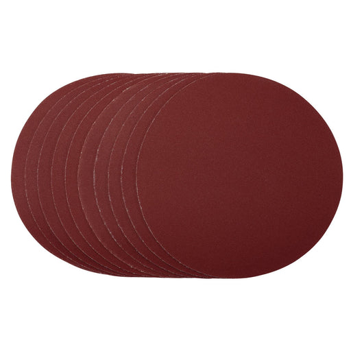 Draper Sanding Discs, 180mm, Hook & Loop, 240 Grit, (Pack of 10) 56182 Draper - Dynamic Drive