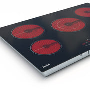 Baridi Integrated Ceramic Hob with 5 Cooking Zones 77cm - Black Glass Baridi - Dynamic Drive