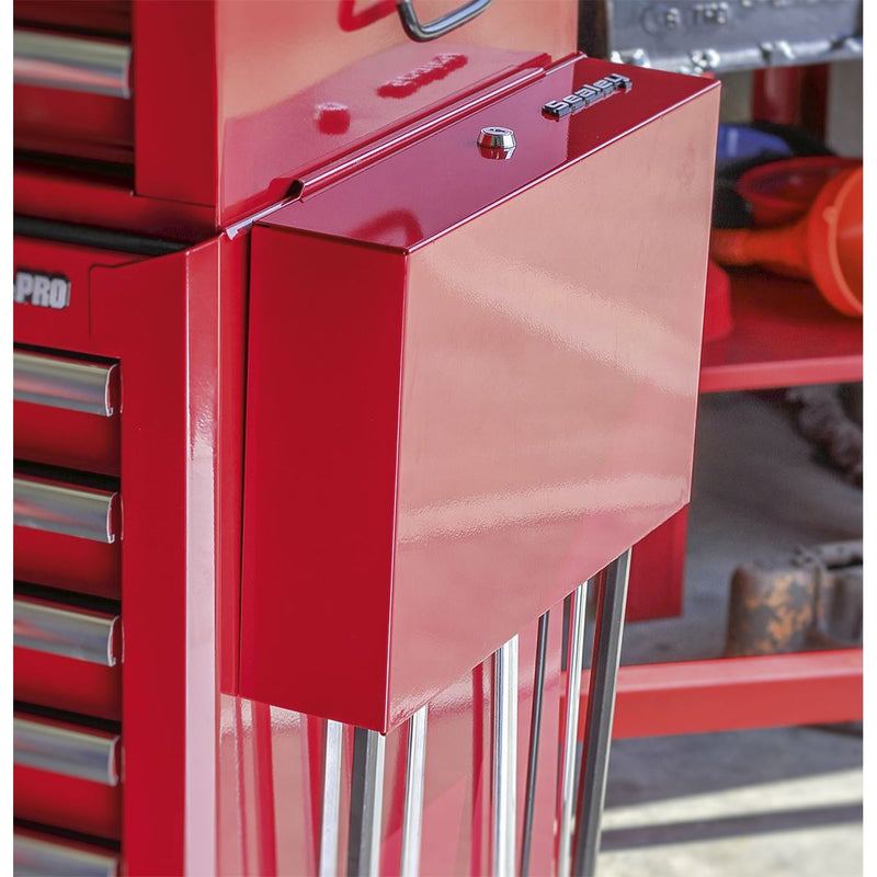 Sealey Side Cabinet for Long Handle Tools Red APLHT Sealey - Dynamic Drive