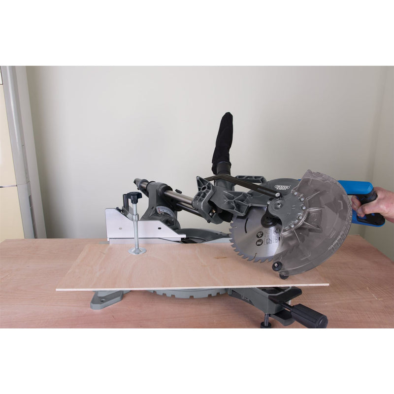 Draper Double Bevel Sliding Compound Mitre Saw, 255mm, 2000W 79899 Draper - Dynamic Drive