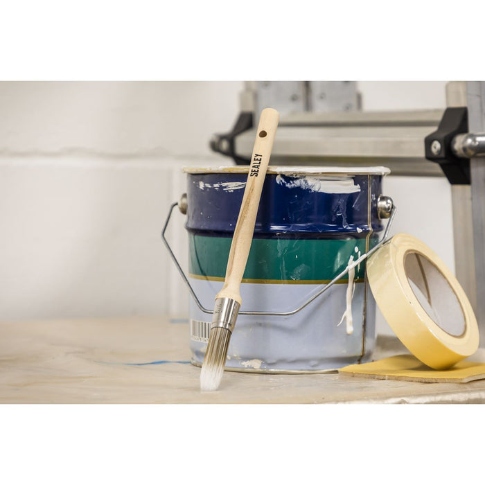 Sealey Round Sash Brush 15mm SPBS15R Sealey - Dynamic Drive